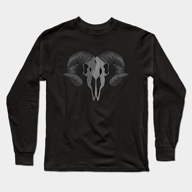 Ram Skull Gift for Heavy Metal Rock Fans and Tattoo Fans - Ram Skull - Long Sleeve T-Shirt | TeePublic Ram Skull Gift for Heavy Metal Rock Fans and Tattoo Fans - Ram Skull - Long Sleeve T-Shirt | TeePublic