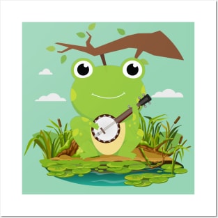 Cute Kawaii Frog Poster for Sale by kevsdesigns