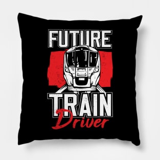 Future Train Driver Pillow