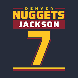 Denver Nuggetsss Jackson 7 Edition Varsity 2 T-Shirt