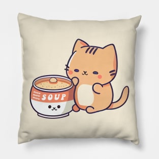 meow soup Pillow