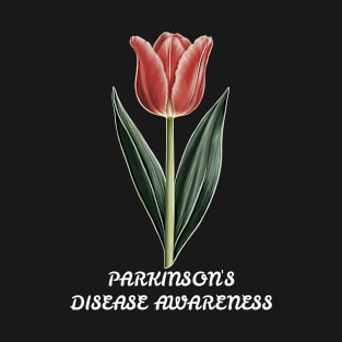 The Red Tulip Parkinson's Disease Awareness T-Shirt