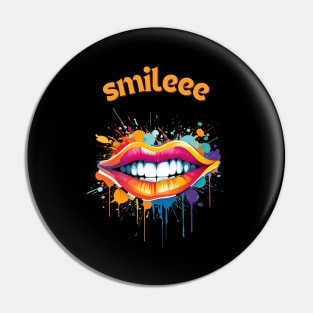 Smile Shirt, A Positive Mood, Smiley Snows, Sweet T-shirt, Happy Shirt Pin