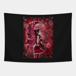 Hearts Valentine Heart Fairy by Molly Harrison Tapestry