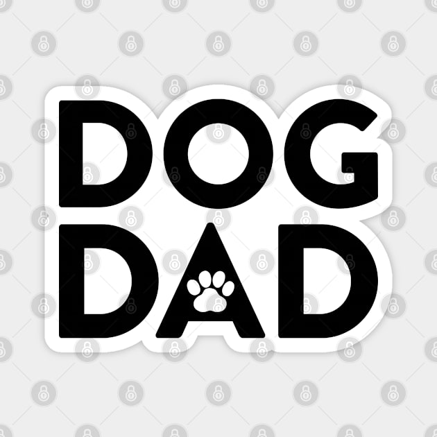 Dog Dad Magnet by Tennifer