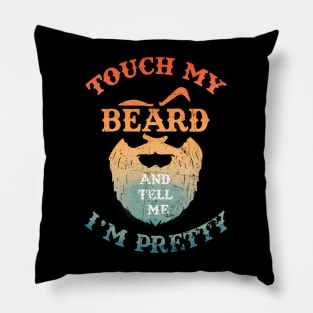 Beard Design For Men Dad Bearded Men Beard Lover Pillow