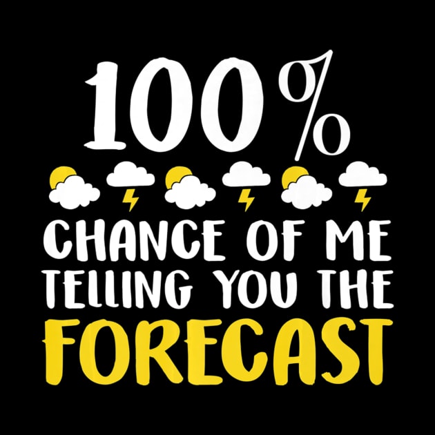 Funny Weather Forecast Tees Humor Kids Gifts by Olegpavlovmmo