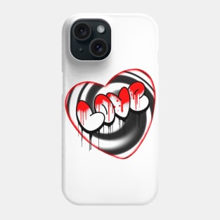 Love Heart spray can Art Phone Case