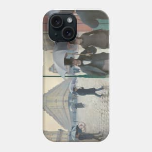 Paris Street, Rainy Day by Gustave Caillebotte Phone Case