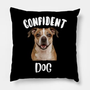 Confident dog Pillow