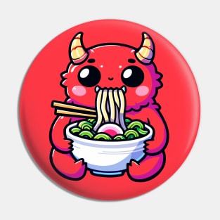 Space Demon Ramen Pin