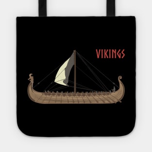 Viking Ship Drakkar Tote