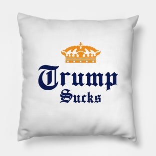 Trump Sucks Corona logomash Pillow