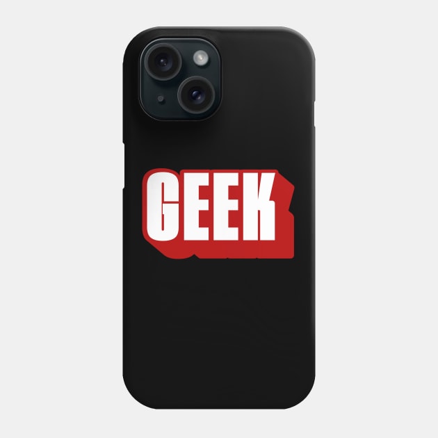 The Geek. Phone Case by NineBlack