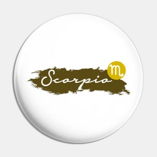 Scorpio Horoscope Pin