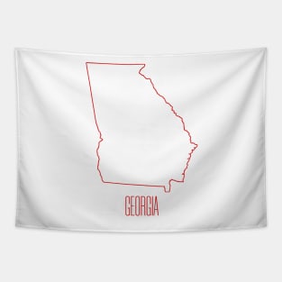 Georgia State Outline Tapestry