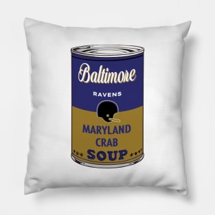 Baltimore Ravens Soup Can Pillow