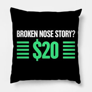 Funny Broken Nose Get Well Soon Gift Pillow