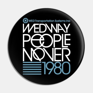 Wedway Transportation System Peoplemover 1980 Pin