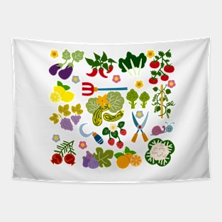 Vegetable Garden Tapestry