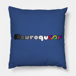 Neuroqueer ace flag infinity neurodivergent autistic asexual pride Pillow