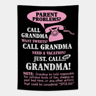 Just Call Grandma Tapestry