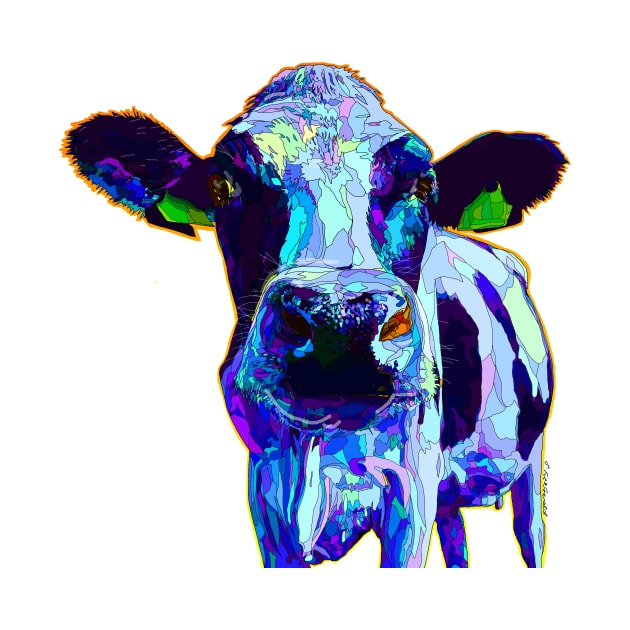 Cow portrait by Artistic_endeavours_with_Sasha