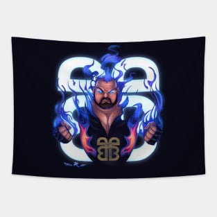 Bam Bam Bigelow original art Tapestry