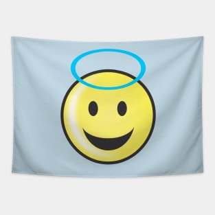 Emoticon Angel Tapestry