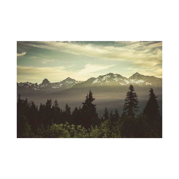 Morning Light in the Cascades by Cascadia by Nature Magick