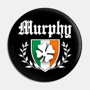 Murphy Shamrock Crest Pin