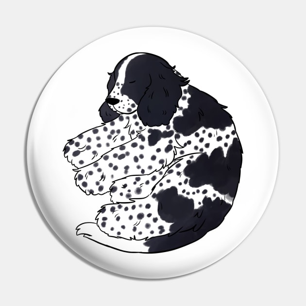 Cute english cocker spaniel sleeping illustration Pin by Yarafantasyart