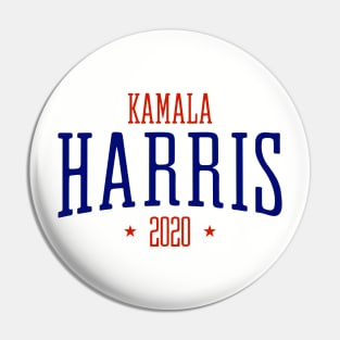 Kamala Harris Presidential race 2020 cool logo with red and blue text Pin