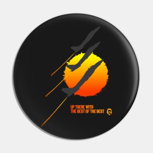 Top Gun sunset black Pin