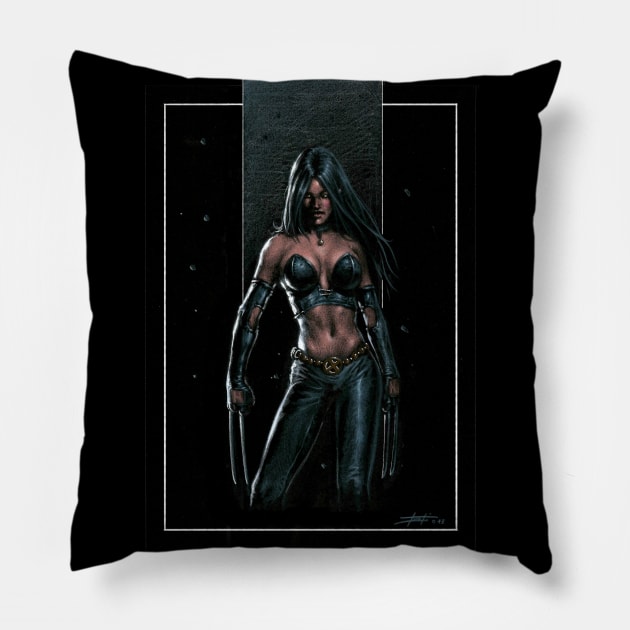 X 23 Pillow by lucastrati