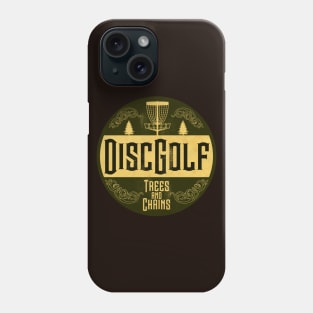 Disc Golf Trees and Chains Phone Case