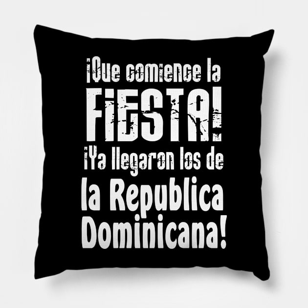 Fiesta Republica Dominicana Pillow by Mi Bonita Designs