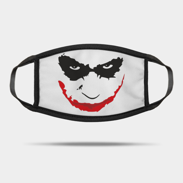 Joker Face Joker Heath Ledger Mask Teepublic