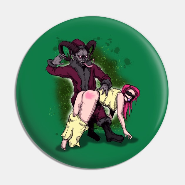 Bad Krampus Pin by LVBart