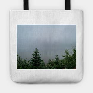 Fog at Mt Rainier Tote