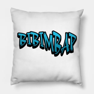 Bibimbap, Bibimbap design, Korean food, k-food, asian food, bibimbap Sweatshirt, unisex sweatshirt, graffiti text, rice bowl T-Shirt Pillow