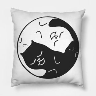 TAO PURR-MEOW (Cat's Yin-Yang) B Pillow