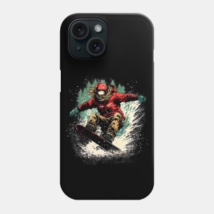 Snowboarder Snowboarding Snowboard Downhill Ski Sports Phone Case