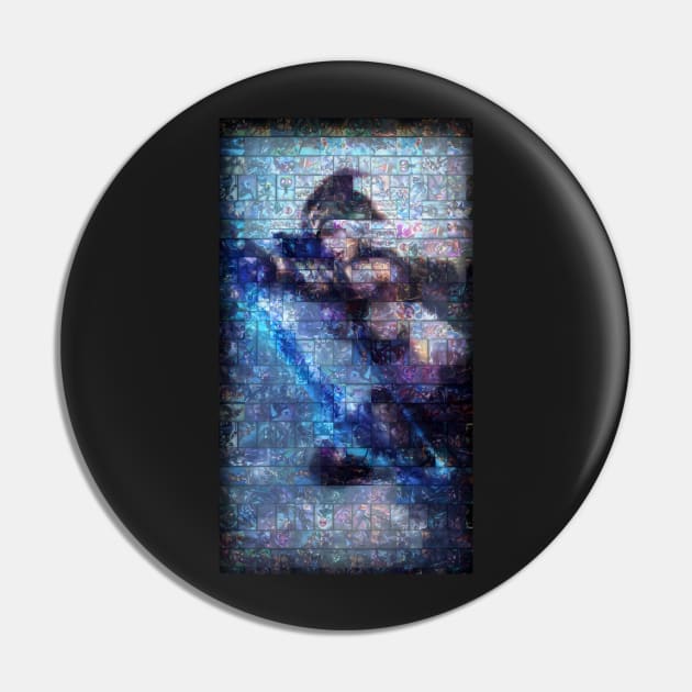 Ashe Mosaic Portrait 1 Pin by nowtfancy