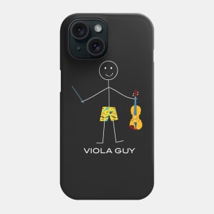 Funny Mens Viola Guy Phone Case