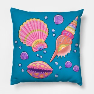 Colourful Seashells Pillow