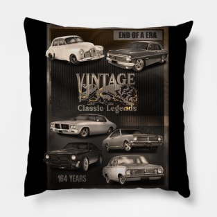 Holden Vintage Classic Cars Pillow