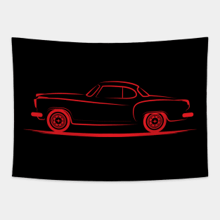 Borgward Isabella Coupe Red Tapestry