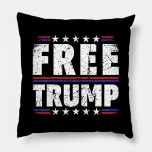 Free Donald Trump Take America Back Election 2024 American Pillow