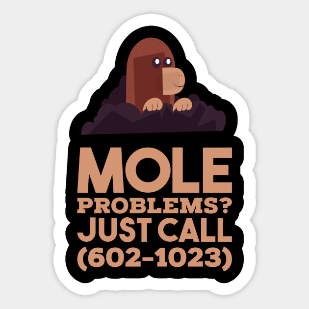 Chemistry - Mole Problems - Chemistry - Sticker